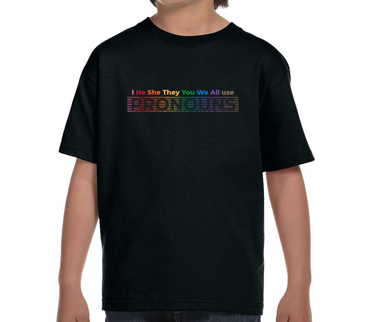 We All Use Pronouns - Youth T-Shirt