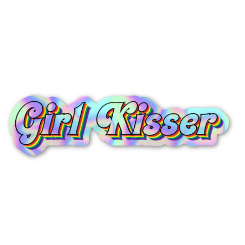 Girl Kisser Sticker