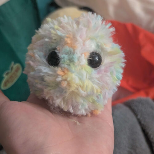 Handmade Pride Puff Pals